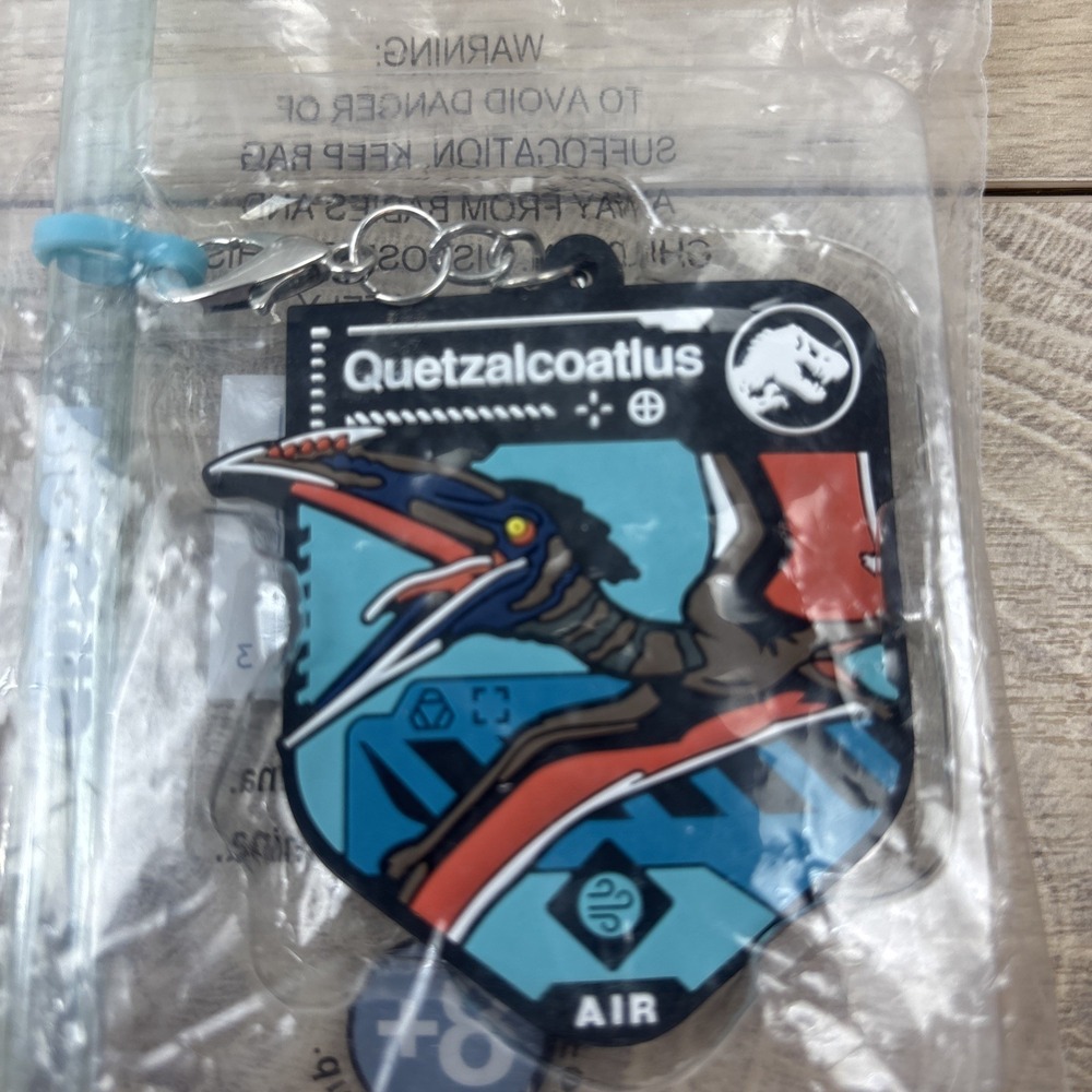 Quetzalcoatlus Jurassic World Rebirth 7-Eleven Promo Big Gulp Straw w/ Charm